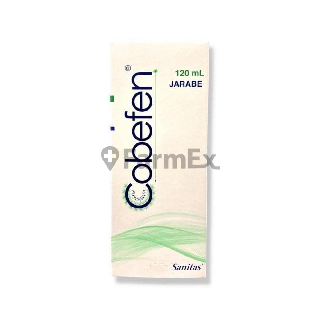 Cobefen Dexclorfeniramina 2 mg - Betametasona 0,25 mg / x 120 mL Jarabe Farmex-Fonasa-Persistente